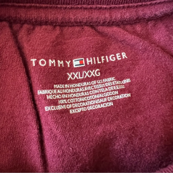 Men's Tommy Hilfiger Flag Tee Sz XXL - Picture 5 of 5